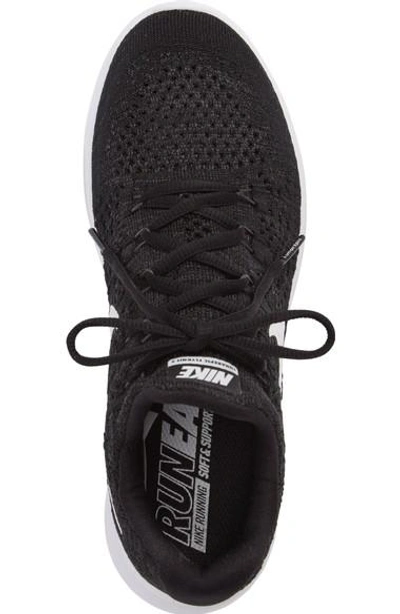 Shop Nike Lunarepic Low Flyknit 2 Running Shoe In Black/ White/ Anthracite