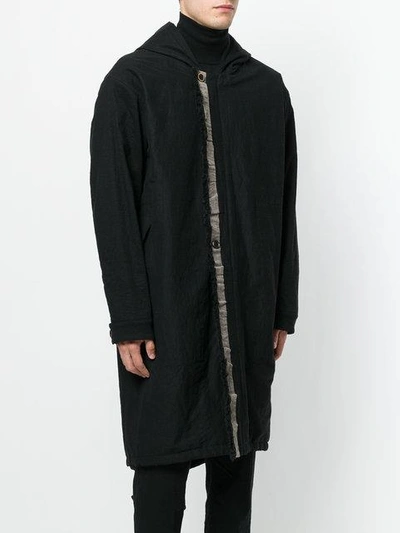 Shop Uma Wang Hooded Parka Coat
