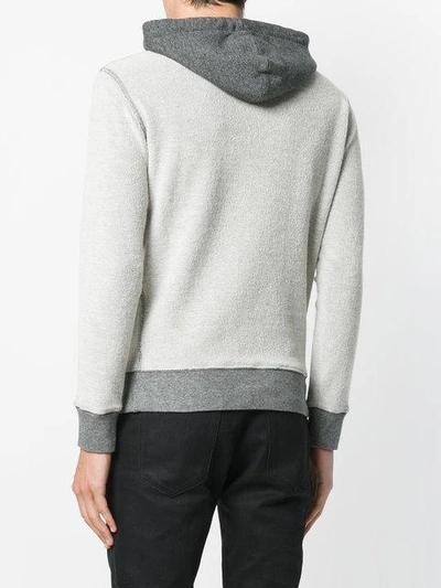 Shop Saint Laurent Kapuzenpullover Mit "université "-print - Nude In Neutrals