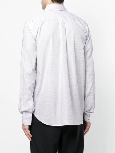 Shop Golden Goose Striped Classic Shirt In White