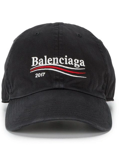 Balenciaga New Political Baseball Cap Black | ModeSens