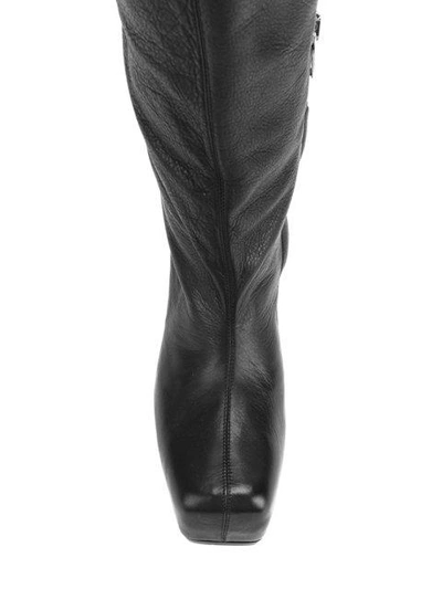 Shop Rick Owens Thigh Length Boots