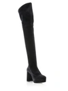 MIU MIU Stretch Velvet Over-The-Knee Boots