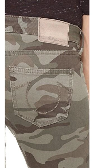 Shop True Religion Casey Camo Skinny Jeans In Olive Camo