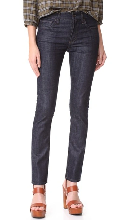 Citizens Of Humanity Agnes Slim Straight Jeans In After Dark | ModeSens