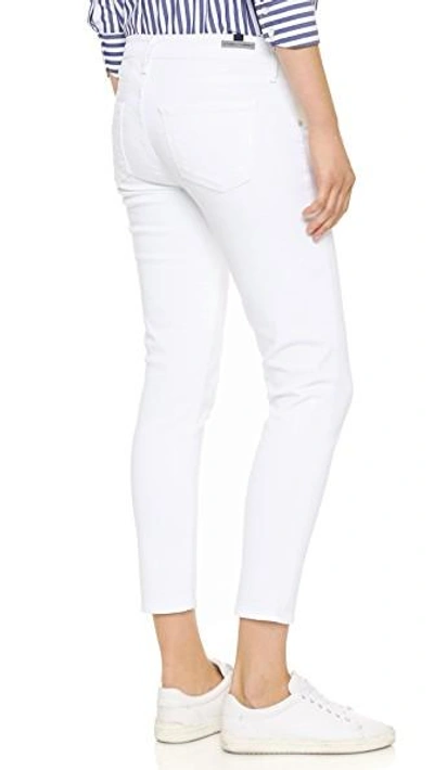 Shop Citizens Of Humanity Avedon Below The Belly Ultra Ankle Skinny Jeans In Optic White