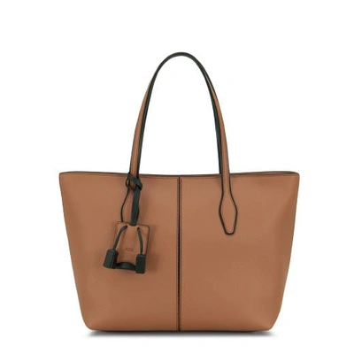 Shop Tod's Joy Bag Medium In Brown