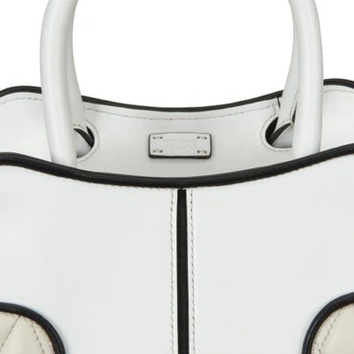 Shop Tod's Sella Bag Mini In Black/white