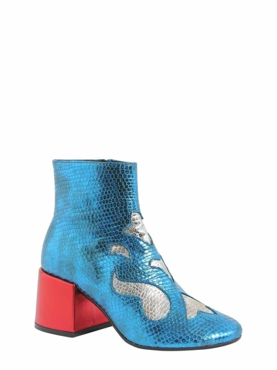 Shop Mm6 Maison Margiela David Bowie Ankle Boots In Multicolor