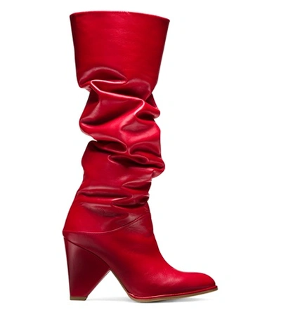 Stuart Weitzman The Smashing In Red Nappa Leather