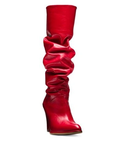 Shop Stuart Weitzman The Smashing In Red Nappa Leather
