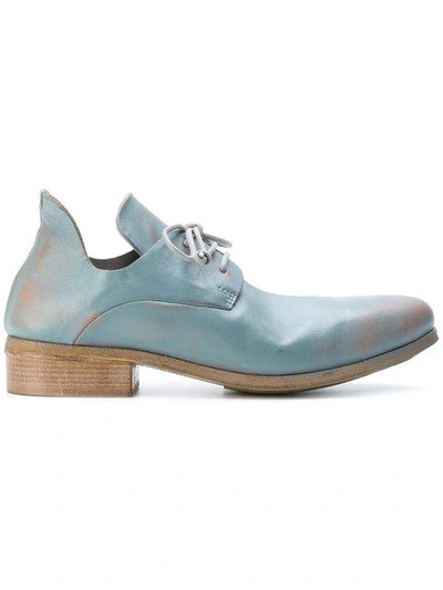 Shop Marsèll Chunky Oxford Shoes In Blue