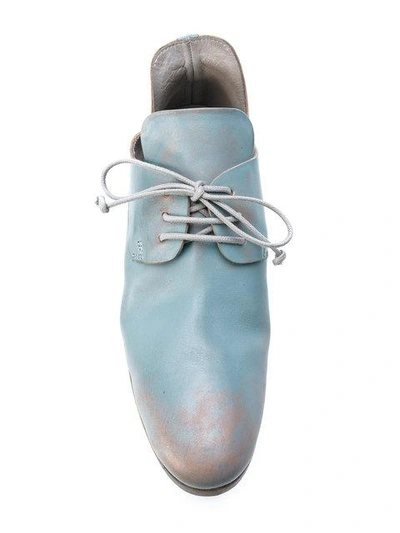 Shop Marsèll Chunky Oxford Shoes In Blue