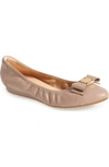 Cole Haan 'tali' Bow Ballet Flat In Maple Sugar
