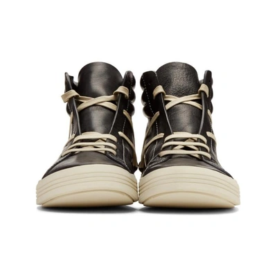 Black Trasher High-Top Sneakers