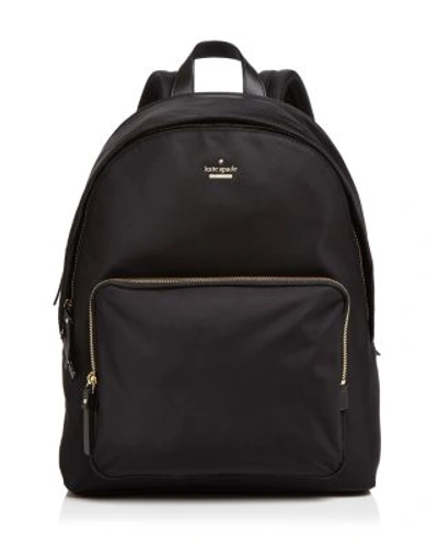 Shop Kate Spade New York Tech Nylon Backpack In Black/gold
