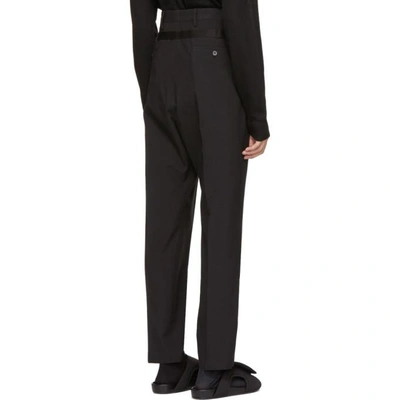 Shop Rick Owens Black Astaires Trousers In 09 Black