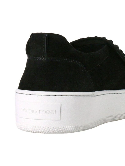 Shop Sergio Rossi Sneakers Shoes Women  In Black