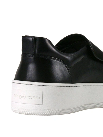 Shop Sergio Rossi Sneakers Shoes Women  In Black