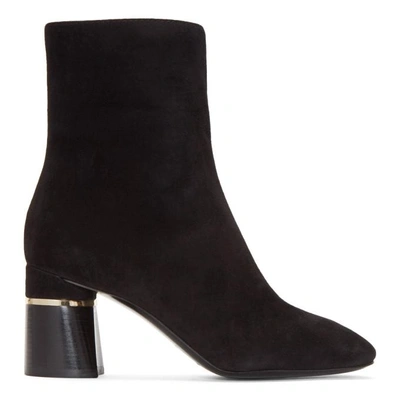 Shop 3.1 Phillip Lim Black Suede Drum Boots