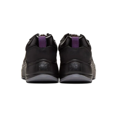 Shop Eytys Black Combo Jet Sneakers In All Black
