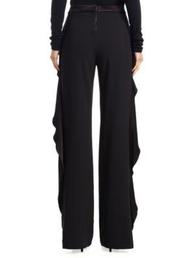 Shop Alice And Olivia Wallace Pants In Black