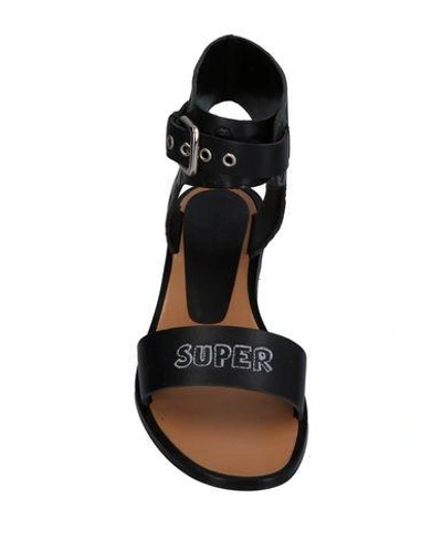 Shop Markus Lupfer Sandals In Black