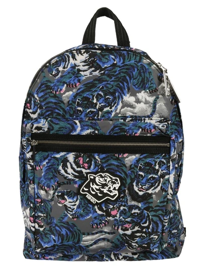 Kenzo Flying Tiger Backpack In Pervenche