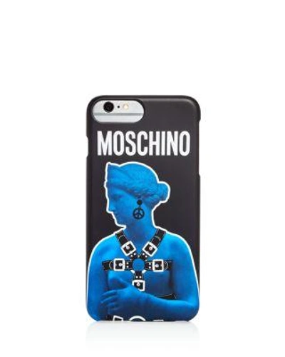Moschino Printed Iphone 6/6s/7 Case In Black Mult
