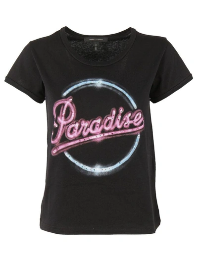 Shop Marc Jacobs Paradise T-shirt In Black