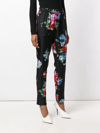Shop Dolce & Gabbana Printed Pajama Pants - Black