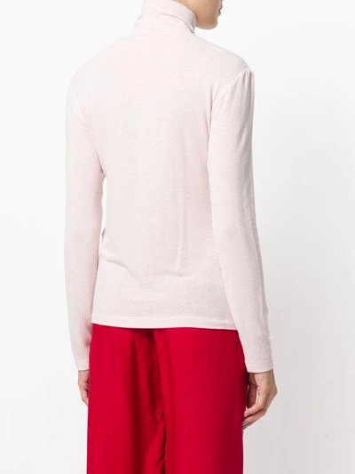 Shop Vivetta Nizza Turtle-neck Sweater In Pink