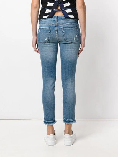 Shop J Brand Ripped Denim Jeans - Blue