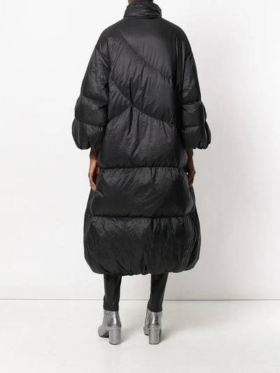 padded oversized coat