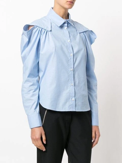 Shop Rachel Comey Fril-detail Fitted Shirt