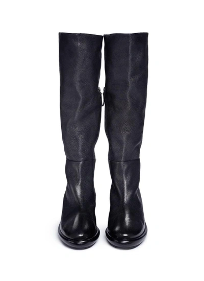 Shop Marsèll 'salvagente' Deerskin Leather Knee High Boots
