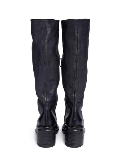 Shop Marsèll 'salvagente' Deerskin Leather Knee High Boots