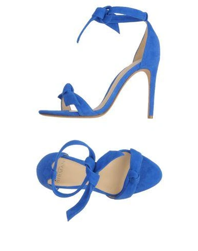 Shop Alexandre Birman Sandals In Bright Blue