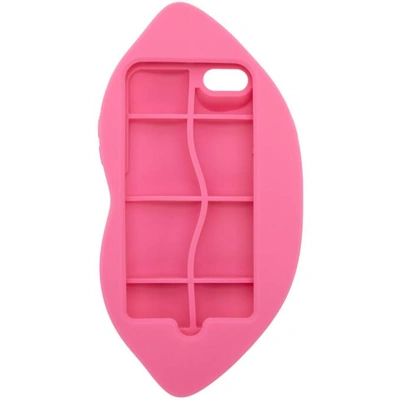 Shop Stella Mccartney Pink Lips Iphone 7 Case In 5600 Hot Pink