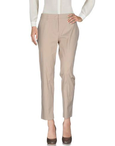 Shop Prada Woman Pants Beige Size 6 Cotton, Nylon, Elastane