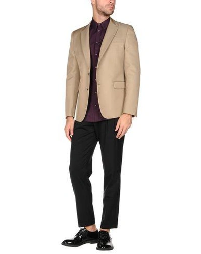 Shop Valentino Blazer In Beige