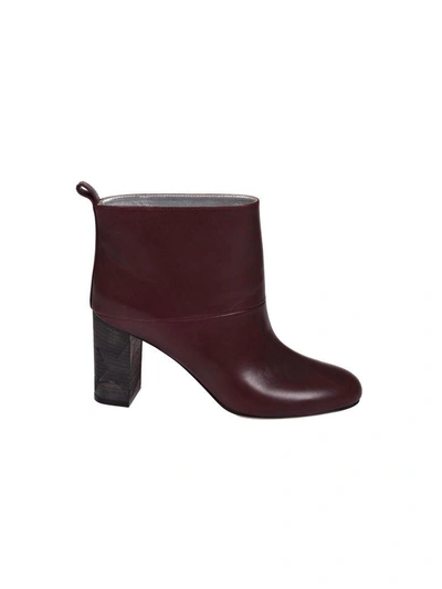 Golden Goose Greta Ankle Boots In Rosso