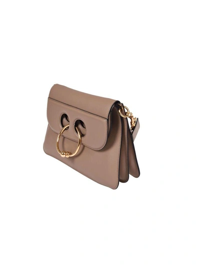 Shop Jw Anderson Pierce Medium Shoulder Bag In Nude & Neutrals