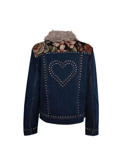 Shop Stella Mccartney Mccartney Nashville Denim Jacket In Blue