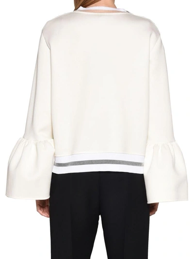 Shop Fendi Sweater In White