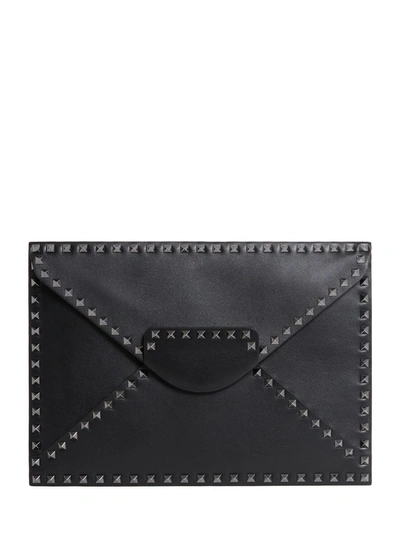 Shop Valentino Clutch In Black