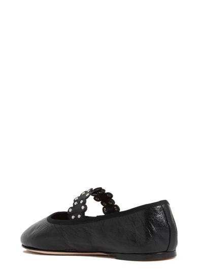 Shop Red Valentino Flat Shoes In Black