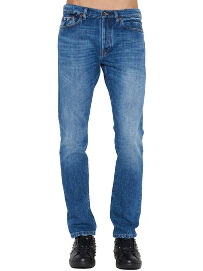 Shop Valentino Jeans In Light Blue