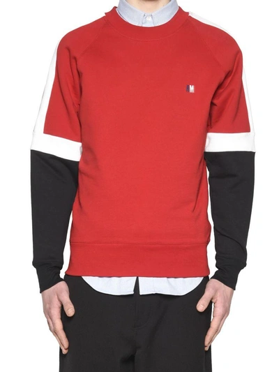 Shop Ami Alexandre Mattiussi Sweatshirt In Red
