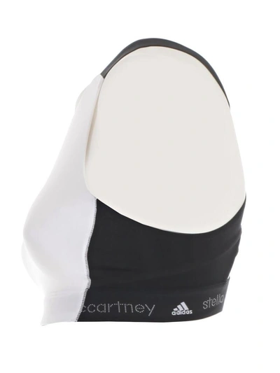 Shop Adidas By Stella Mccartney Trainning Hiit Bra In White Black